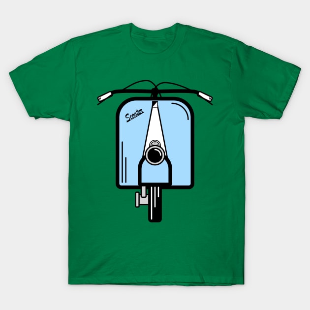 Retro scooter T-Shirt by Noresart